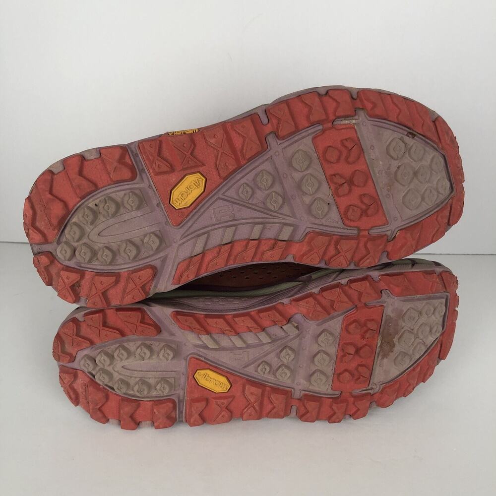 Hoka One One Women's Pink Plum Trail Running Boots - Picture 10 of 13